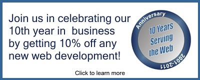See Our 10 Year - 10% Off Web Special